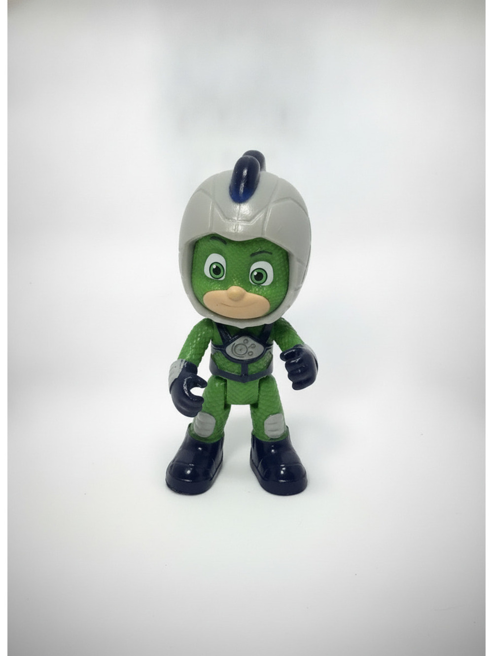 PJ Masks Gekko Action Figure Grey Green Helmet Spacesuit Toy Miniature GUC